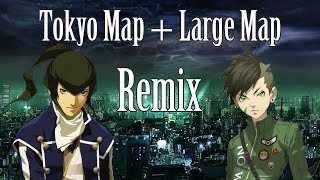 SMT IV x SMT IV Apocalypse  Tokyo Map  Large Map Remix [upl. by Anileme]