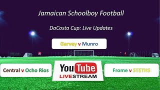 DaCosta Match Updates  Quarter Final Nov 13  Jamaican Schoolboy Football [upl. by Anderson]