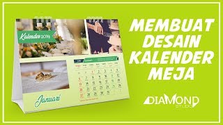 Cara Membuat Desain Kalender Meja 2019 Mudah dengan Corel Draw [upl. by Eleda]