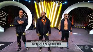 TOP FLIGHT amp ACTION ANDRETTI Entrance AEW Rampage Nov0102024 [upl. by Angid]