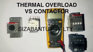 Practical 3 THERMAL OVERLOAD RELAY vs CONTACTOR switch Testing Operation principles amp Faults [upl. by Aehsila]