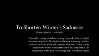 Vivaldi Chamber Choir To Shorten Winters Sadnesse [upl. by Odragde]