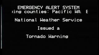 TWC Local On The 8s  Tornado Warning with EAS Oct 14 2016 637AM PDT [upl. by Ki447]