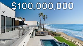 Inside a 100000000 Oceanfront Mansion in Malibu California [upl. by Anigroeg2]