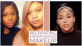 Recreating Jordyn Woods Natural Makeup [upl. by Sayers]