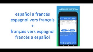 Traducteur espagnol vers français et traducteur français vers espagnol [upl. by Sosna]