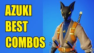 AZUKI Best Combos in Fortnite [upl. by Olyhs]