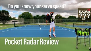 Tennis Serve Speed  Pocket Radar  Smart Coach Training Bundle Review and Demo [upl. by Airotahs]