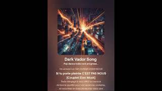 Dark Vador Song [upl. by Urba]