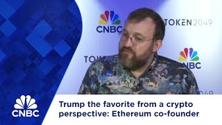 Trump the favorite from a crypto perspective Ethereum cofounder [upl. by Standford]