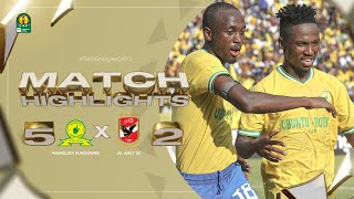 HIGHLIGHTS  Mamelodi Sundowns 🆚 Al Ahly SC  Matchday 4  202223 TotalEnergiesCAFCL [upl. by Fabe196]