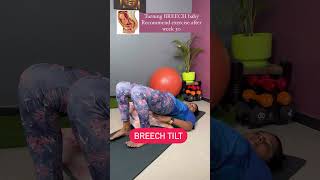 Exercise for turning breech baby [upl. by Dej]