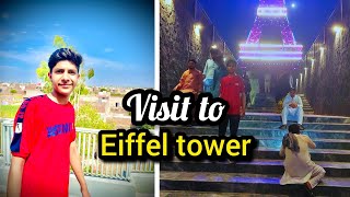 Visit to Eiffel Tower vlogger rafayvlogs funny entertainment comedy funwithrafay visittometro [upl. by Phillane117]