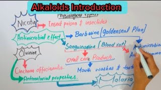 Alkaloids IntroductionBiochemistryBsc and MSc topics biochemistry [upl. by Nicola]