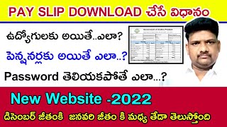 How To Download AP Pensioners Payslips PENSIONERS PAY SLIPS SALARY PARTICULARS DOWNLOAD IN PDFCFMS [upl. by Leach]