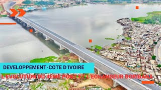 L’évolution du 4eme pont d’Abidjan et l’échangeur boribana [upl. by Socin]