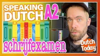 SCHRIJFEXAMENS inburgeren NT2  NEDERLANDSE LES DUTCH LESSON  Niveau A2  with subs [upl. by Atnoed]