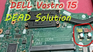 Dell inspiron Laptop not turning onDell vostro 15 dead SolutionChip Level Repairing [upl. by Oigroeg858]