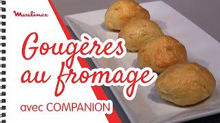 Gougères au fromage avec COMPANION  Les recettes Moulinex [upl. by Edson]