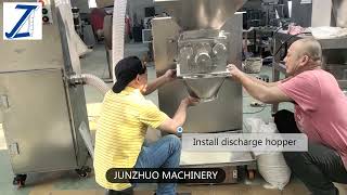 How to change the screen sieve of oscillating granulator [upl. by Anerac60]