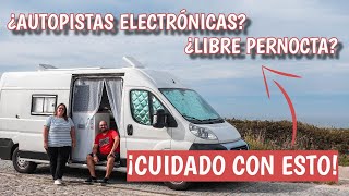 🚐 🇵🇹 Cómo es CONDUCIR Y DORMIR en CAMPER por PORTUGAL  Portugal en furgoneta camper [upl. by Nosahc]