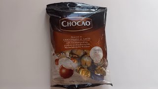 ChoCao milk chocolate pralines crema latte review [upl. by Atiugal310]