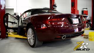 Extremely Loud Quicksilver Exhaust on an Aston Martin DB9 [upl. by Mosenthal]