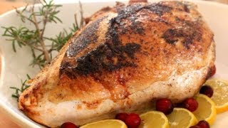 How To Make A Roasted Turkey Breast  Healthy Holiday Recipe [upl. by Ainak]