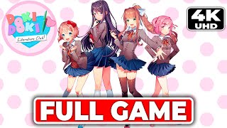 Doki Doki Literature Club Gameplay Walkthrough Full Game no commentary [upl. by Jannery]