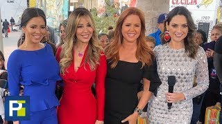 De vuelta para celebrar Myrka Dellanos y María Celeste Arrarás en Primer Impacto [upl. by Larrie]