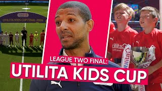 Playing on the hallowed turf of Wembley Stadium 🏟️  Utilita Kids Cup League Two Final [upl. by Edsel846]