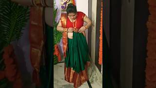 New Style Saree draping karwachothspecialsaree saree sareewearing beautywithrashmi [upl. by Valentine]