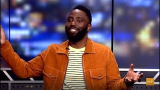 John David Washington talks Blackkklansman HBOs Ballers and family [upl. by Simetra]