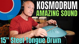 KOSMODRUM  15quot Steel Tongue Drum by Kosmosky  Demonstration [upl. by Noral]