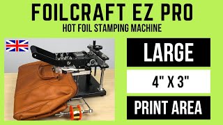 FoilCraft Hot Foil Printing Machine  Hot Foil Stamping Machine [upl. by Aihsenat]