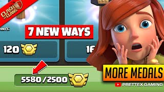 7 Ways to Get More Cwl Medals in Clash of Clans 2024  Clan War League Medals [upl. by Karola903]