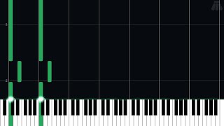 Frigate  GoldenEye 007  Easy Piano Tutorial [upl. by Tnafni363]