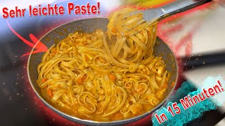 👉Pasta in 15 Minuten❗️ Einfaches PastaRezept😍 Schnelles und billiges Abendessen für die Familie❗️ [upl. by Portia109]