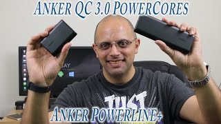 Anker Powercore and Powerline Review QC 30 on the Go [upl. by Daphene563]