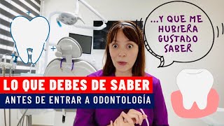 10 cosas que debes de saber antes de estudiar Odontología 🦷 [upl. by Lonni]