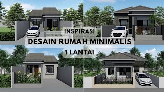 INSPIRASI DESAIN RUMAH MINIMALIS 1 LANTAI [upl. by Harod]