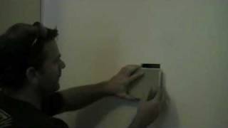 How to patch a Hole in drywall plasterboard [upl. by Ominorej]