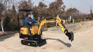 Carter CT10 mini excavator with Swing Boom Euro5 ct002cartercn WhatsAppWeChat 8613675396242 [upl. by Ramraj]