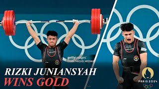 Indonesias Rizki Juniansyah Wins Mens 73kg Gold Weeraphon Wichuma Silver Bozhidar Andreev Bronze [upl. by Namlak829]