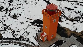 the Majestic Svörtuloft lighthouse in Iceland shot with the new Mavic Air [upl. by Ocsic461]