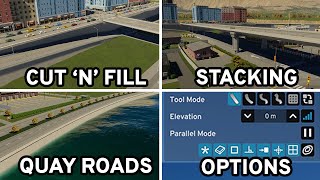 How To Use New Road Tools In Cities Skylines 2  Basics Tutorial [upl. by Schulein]