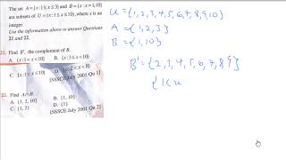 WAEC PAST QUESTION SETS OBJECTIVE QUESTION 21 amp 22 CORE MATHS [upl. by Goldshlag]