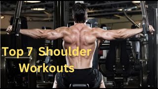 Top 7 Shoulder Workout 🔥  In Gym Shoulder Workout for GROWTH  shoulderworkout workout [upl. by Nivram]