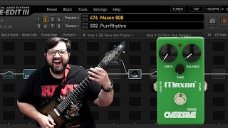 You Wont Believe the Tone of the Axe Fx III Maxon 808 Overdrive [upl. by Nefen]