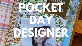 Day designer pocket planner set up [upl. by Schmeltzer]